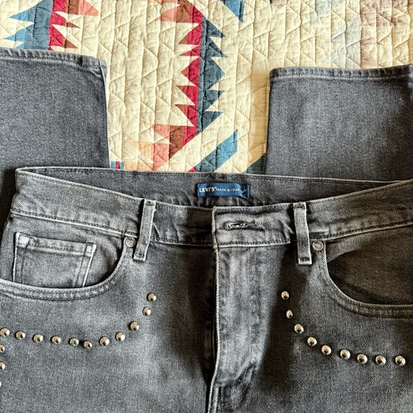 Levi's Made & Crafted Women's Cigarette Jeans with Studs size 29 - Picture 6 of 14